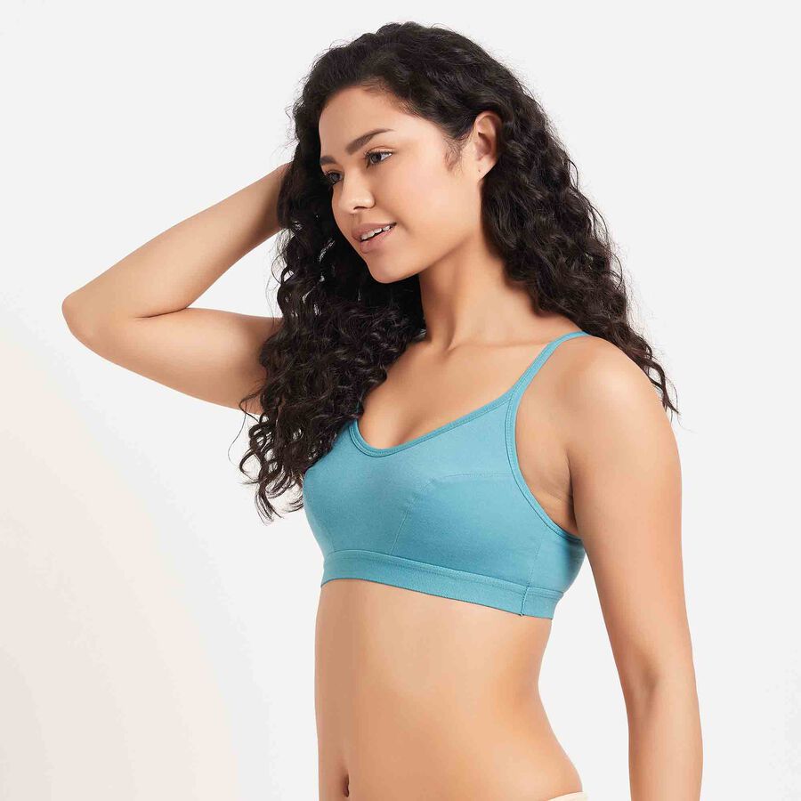 Solid Bra, टील ब्लू, large image number null