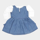 Infants Cut & Sew Frock, White, small image number null