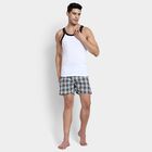 Men's 100% Cotton Gym T-Shirt, White, small