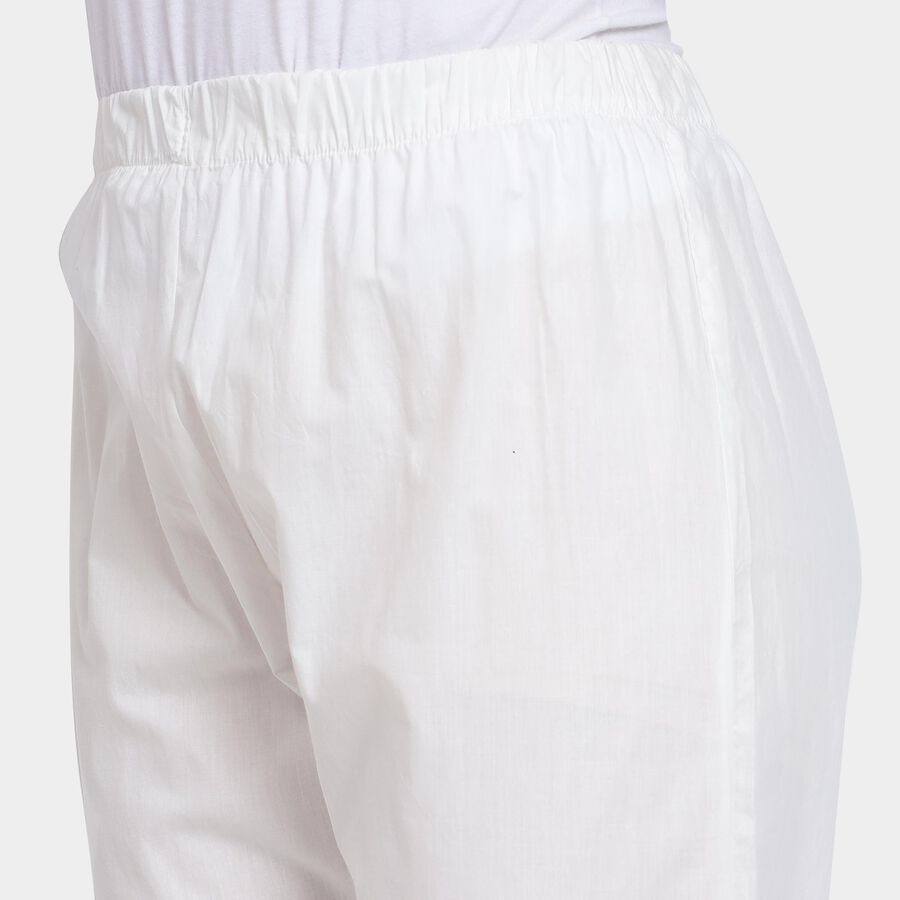 Ladies' 100% Cotton Palazzos , Off White, large image number null