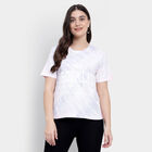 Cotton Round Neck T-Shirt, Lilac, small image number null