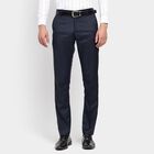 Men's Slim Fit Formal Trousers, नेवी ब्लू, small image number null