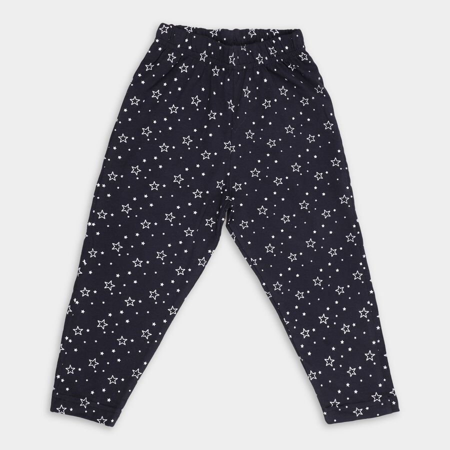 Girls' Pyjama, नेवी ब्लू, large image number null