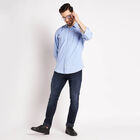 Solid Casual Shirt, Light Blue, small image number null