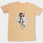 Boys' Half Sleeves T-Shirt, Peach, small image number null