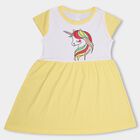 Girls' Frock, Yellow, small