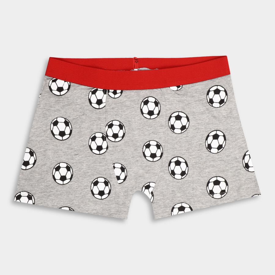 Boy's Briefs, Melange Light Grey, large