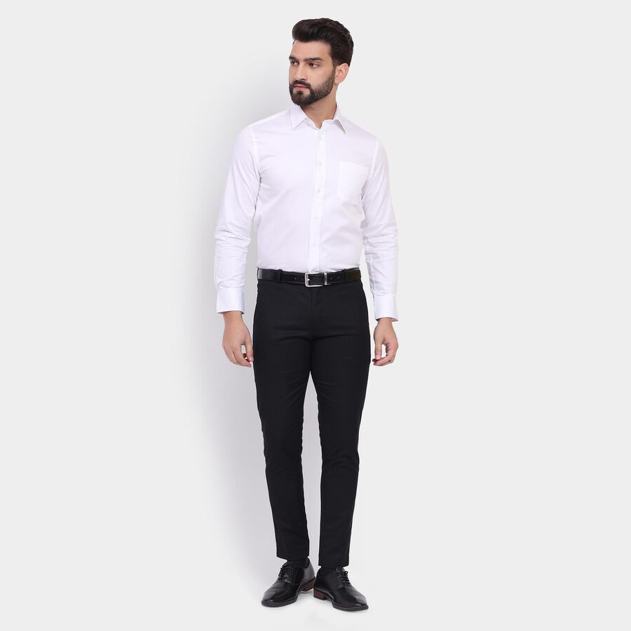 Men's 100% Cotton Formal Shirt , सफ़ेद, large image number null