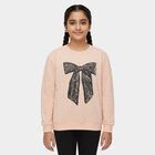 Girls' Sweatshirt, हल्का गुलाबी, small image number null