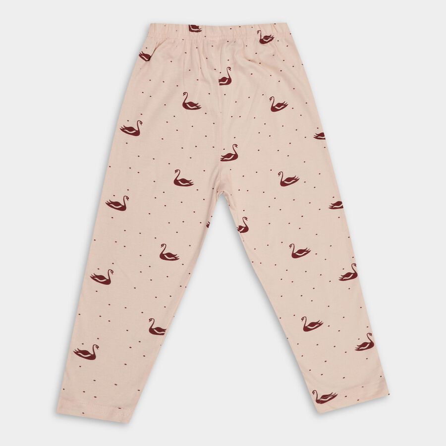 Girls' Pyjama , Beige, large image number null