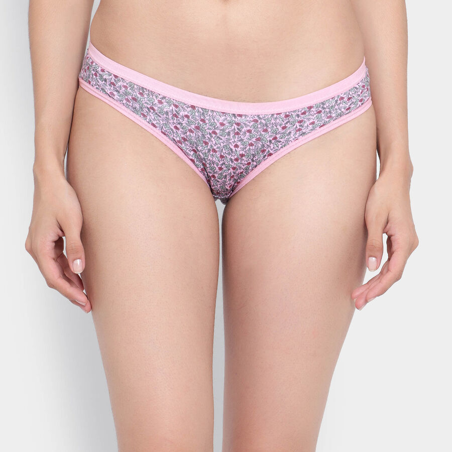 Cotton Printed Panty, Pink, large image number null