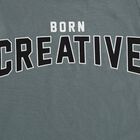 Boys Muted Olive Green Cotton Crew Neck Casual T-Shirt, Olive, small image number null