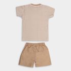 Infants'100% Cotton Baba Suit, भूरा, small image number null