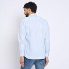 Men's 100% Cotton Casual Shirt , Light Blue, small