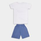 Boys' 100% Cotton Knit Baba Suit , सफ़ेद, small image number null