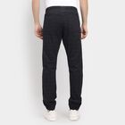 Men's Slim Fit Casual Trousers , Black, small image number null