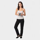 Women's Grey Cotton Blend Scoop Neck Camisole Slip, मिश्रित हल्का ग्रे, small
