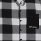 Boys' Dusty Charcoal Black Cotton Classic Casual Shirt, काला, small image number null