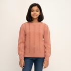 Girls' Pullover, पीच, small image number null