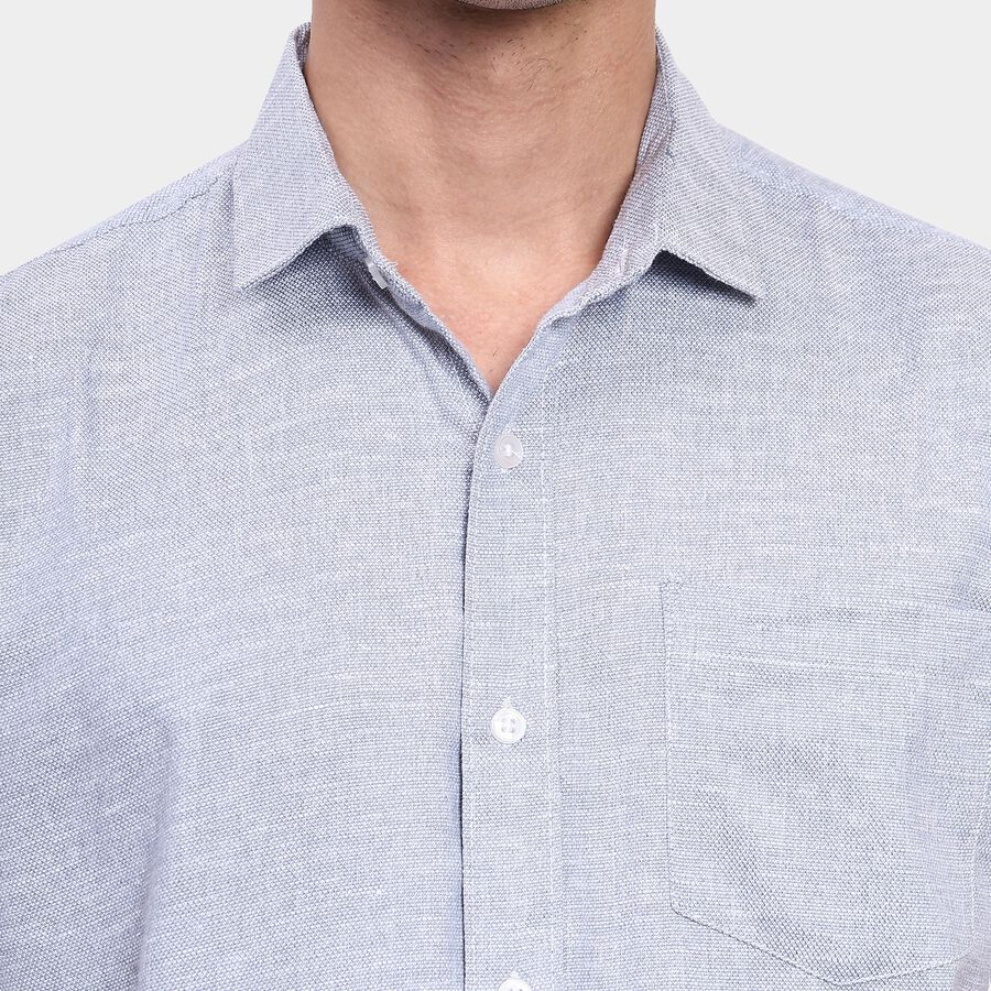 Men's Casual Shirt, हल्का ग्रे, large image number null