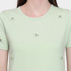 Ladies' 100% Cotton Top, Light Green, small image number null