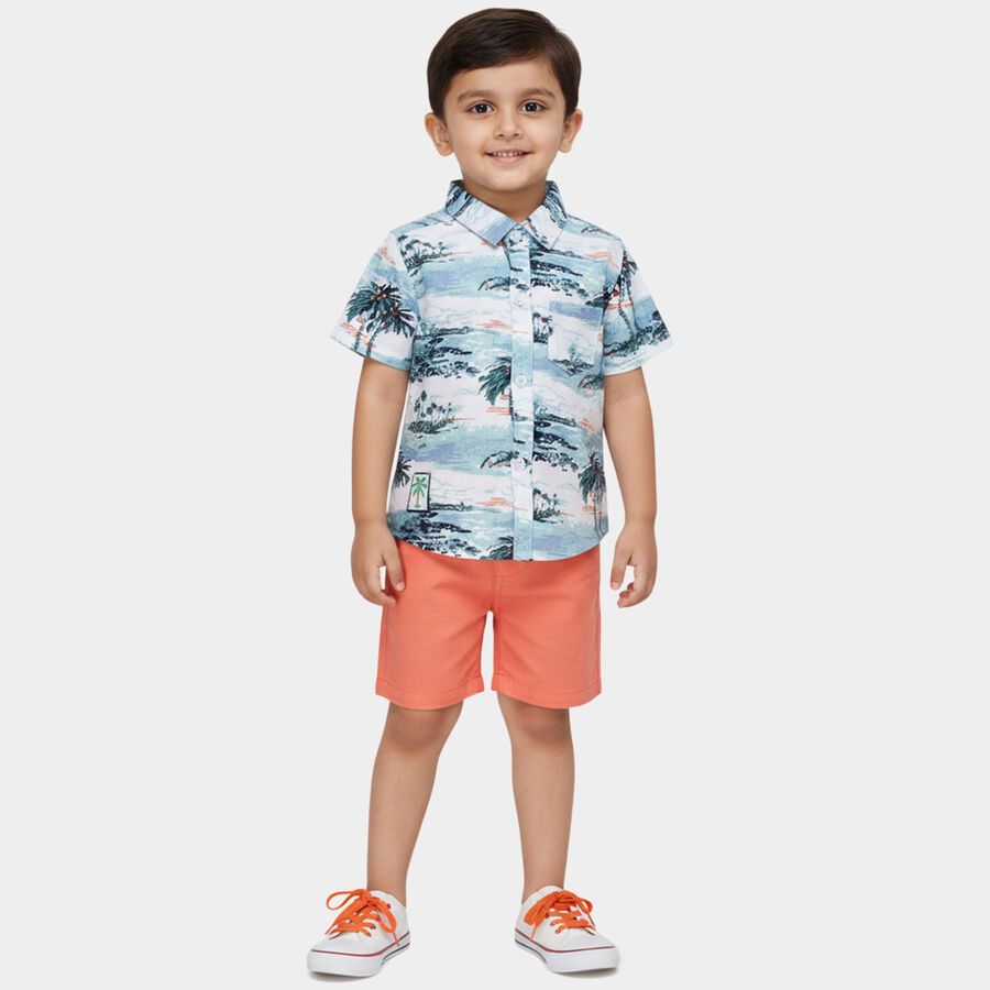 Infants' Shirt, Light Blue, large