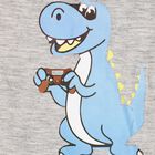 Boys' Pyjamas, Melange Light Grey, small image number null