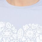 Ladies' Round Neck T-Shirt , Light Blue, small image number null