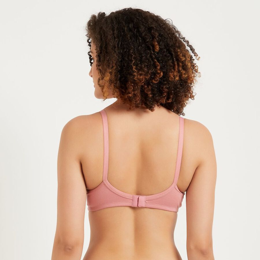 Ladies' Non-Padded Bra, Light Pink, large image number null