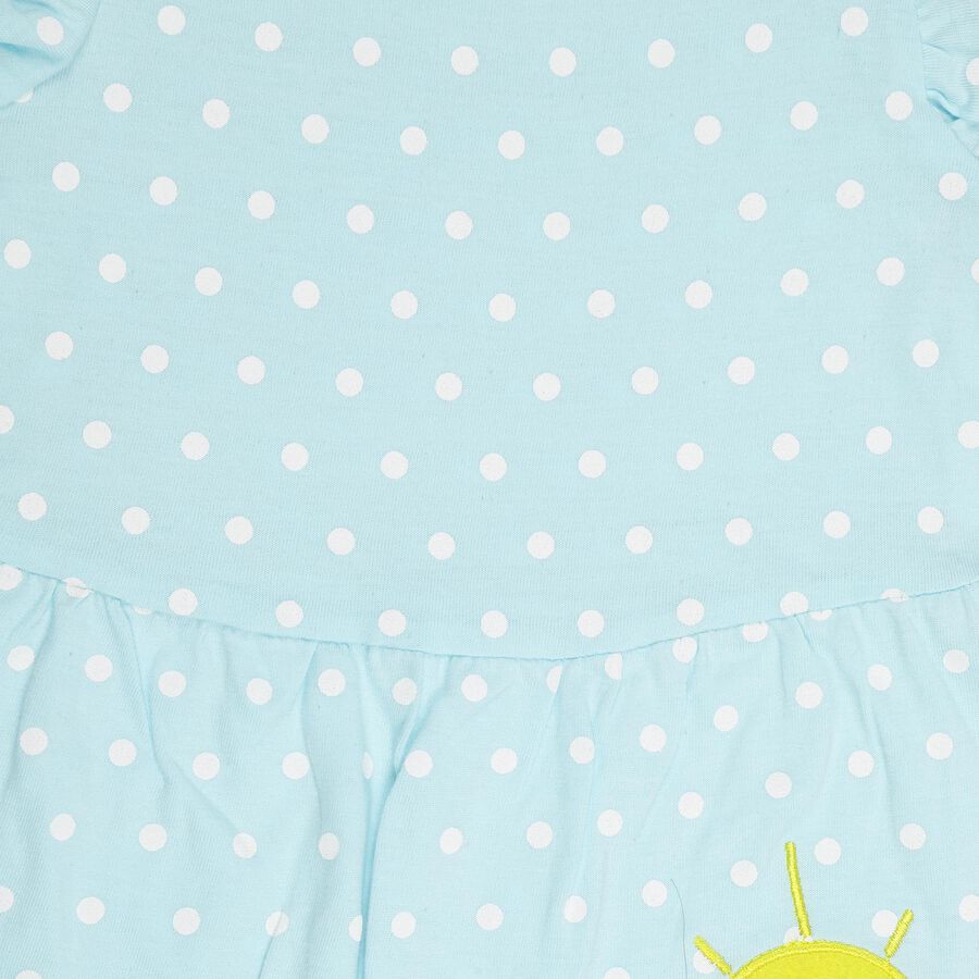 Infants' Frock, Aqua, large image number null
