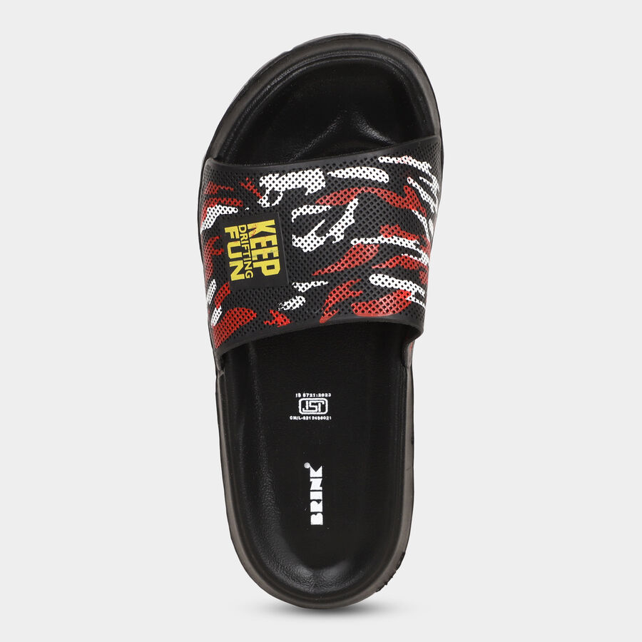 Men's Slippers, Black, large image number null
