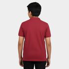 Boys Pink Crew Neck Casual Boys T-Shirt, गुलाबी, small