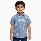 Boys' Casual Shirt, हल्का नीला, small image number null