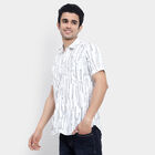 Cotton Printed Casual Shirt, White, small image number null