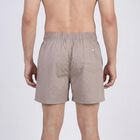 Men's Light Grey Regular Fit Solid Boxers, हल्का ग्रे, small