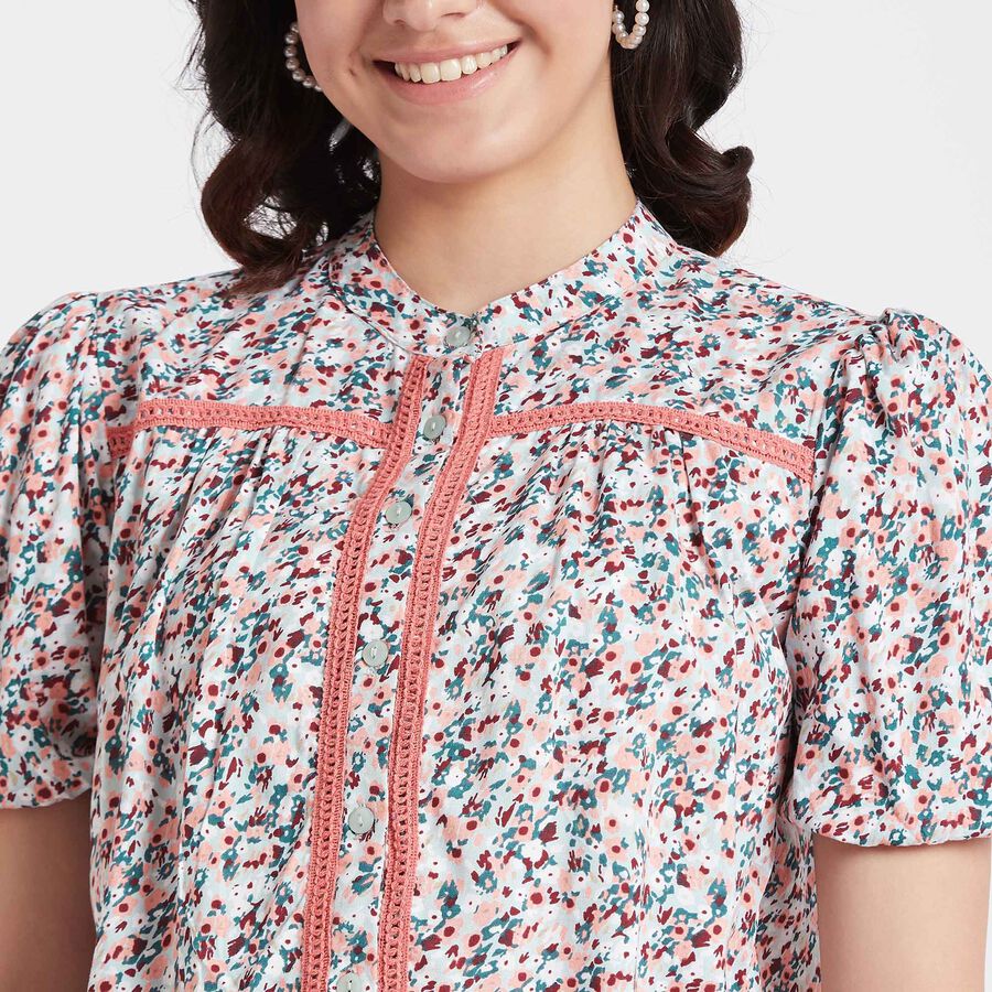 All Over Print Shirt, हल्का हरा, large image number null