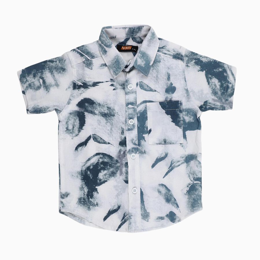 Boys' Casual Shirt, सफ़ेद, large image number null
