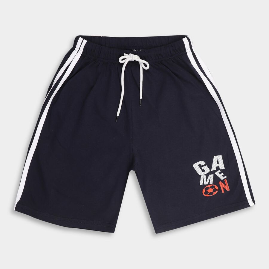 Boys' Bermudas, Navy Blue, large image number null