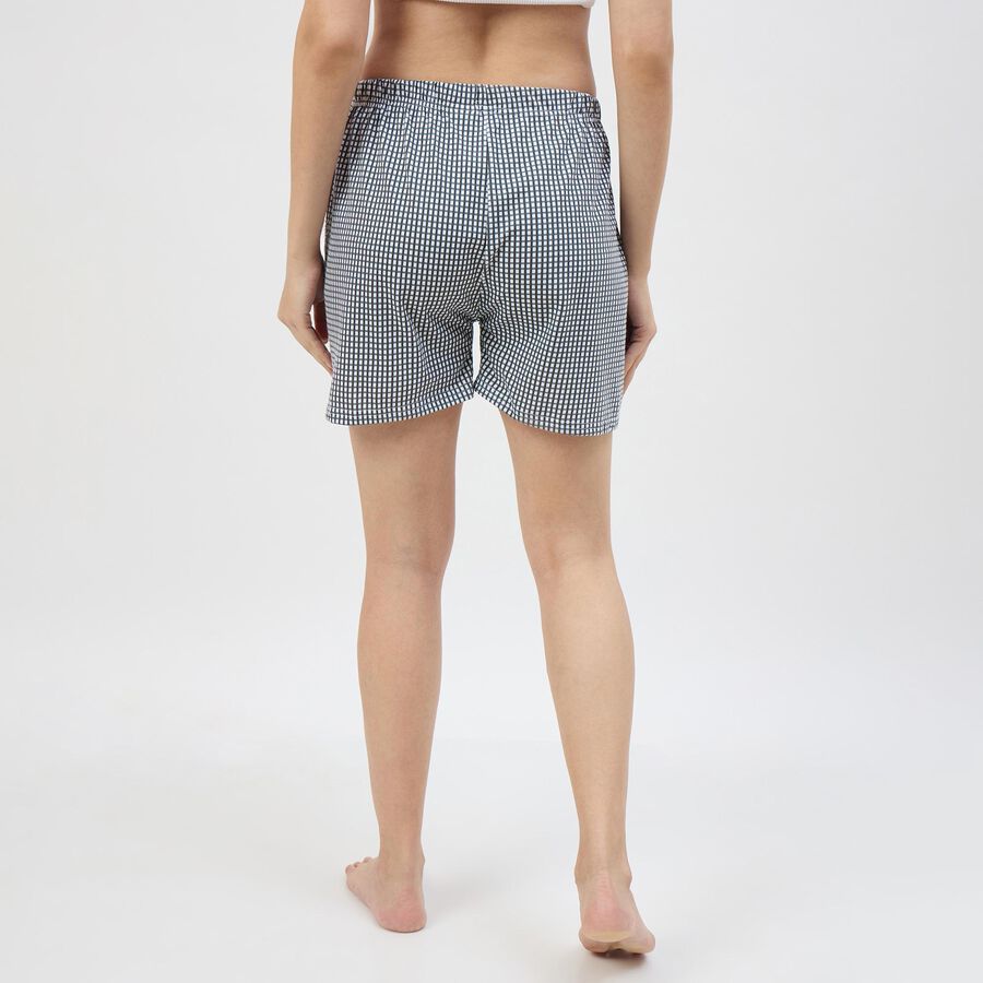 Women's Black Regular Fit Cotton Shorts, Black, large