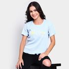 Ladies'  Crop  Top, नीला, small image number null
