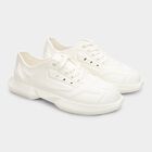 Men's Lace-Up Casual Shoes, White, small image number null