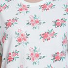 Ladies' Round Neck T-Shirt , ऑफ व्हाइट, small image number null
