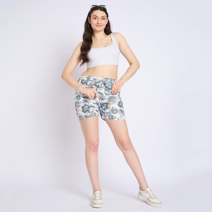 Ladies' Shorts , सफ़ेद, large image number null