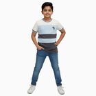 Boys' Half Sleeves T-Shirt, Charcoal, small image number null