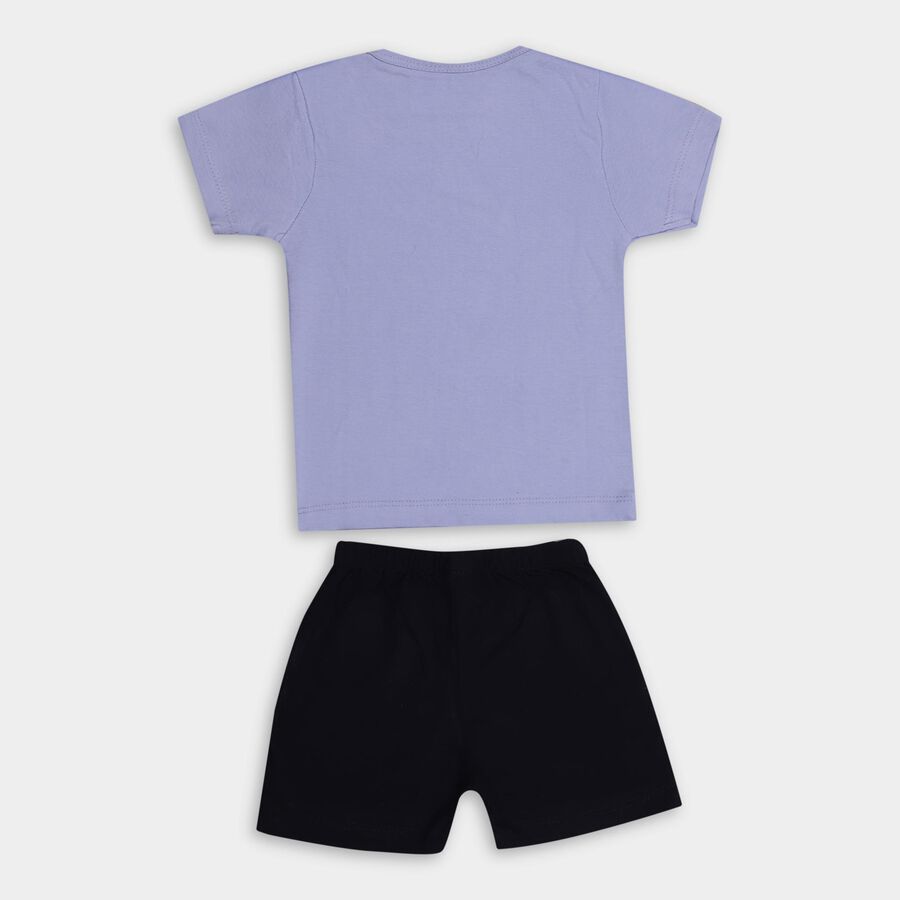 Infant Boys' 100% Cotton Baba Suit , लाइलेक, large image number null