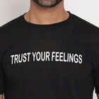Round Neck T-Shirt, Black, small image number null