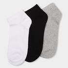 Men's Socks (Pack of 3), काला, small image number null