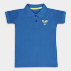 Boys Solid T-Shirt, Royal Blue, small image number null