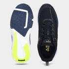Men's Navy Blue Lace-Up Sneakers, Navy Blue, small