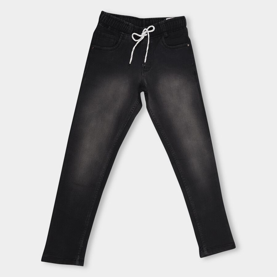Boys' Basic Jeans, Black, large image number null